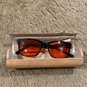 Ra Optics Stylish Black Sunglasses with Sunset Lenses